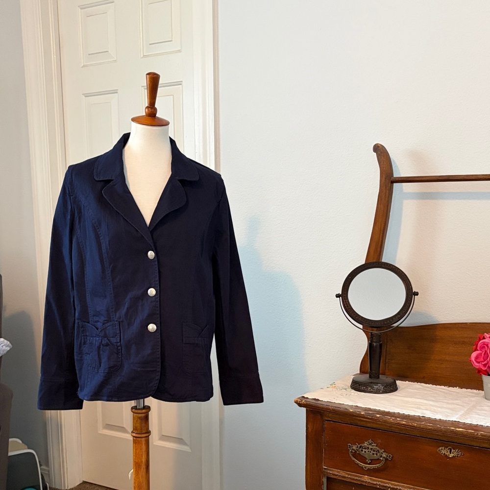 Classic Navy Women's Blazer D & Co